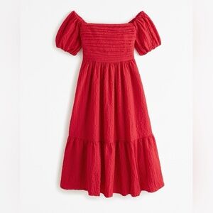 A&F Emerson Off-The-Shoulder Midi Dress